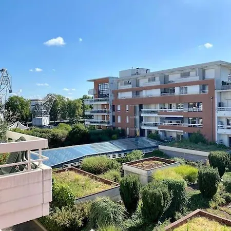 Climatise 3 Etoiles T3 Chic A Avec Billard Et Terrasse Апартаменты Страсбург
