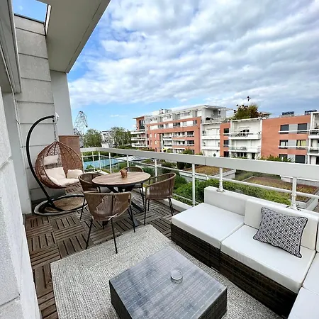 Climatise 3 Etoiles T3 Chic A Avec Billard Et Terrasse Страсбург