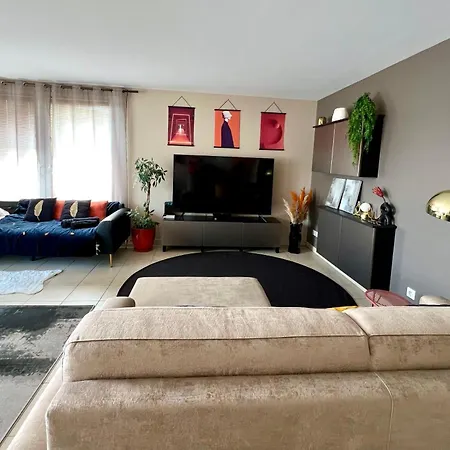 Апартаменты Climatise 3 Etoiles T3 Chic A Avec Billard Et Terrasse Страсбург